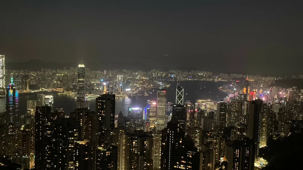 香港經典景點 太平山夜景