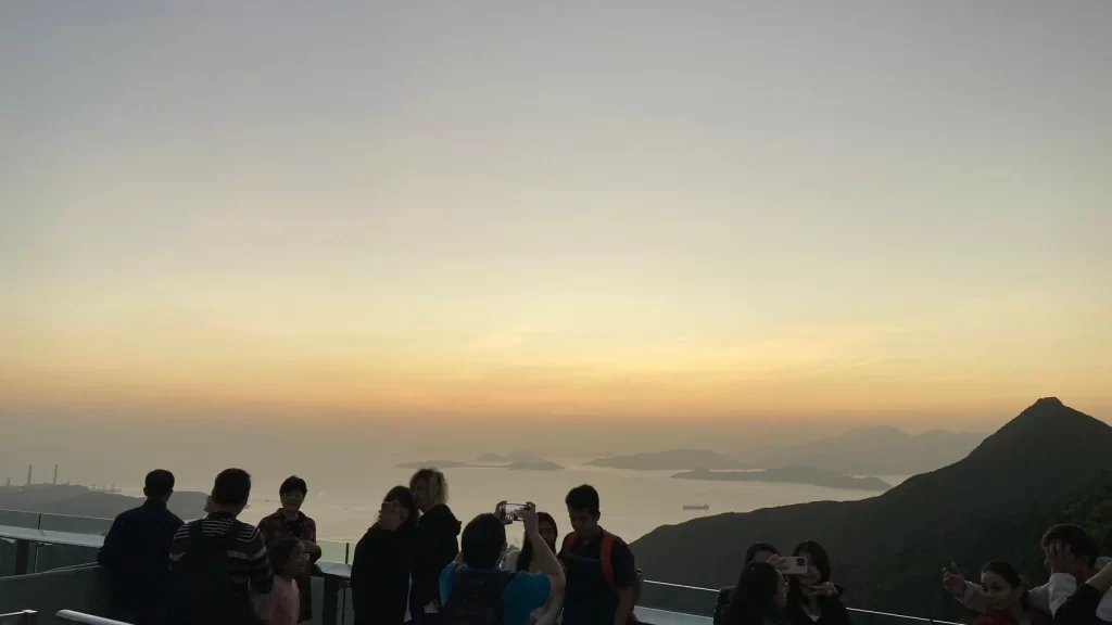 香港太平山夜景