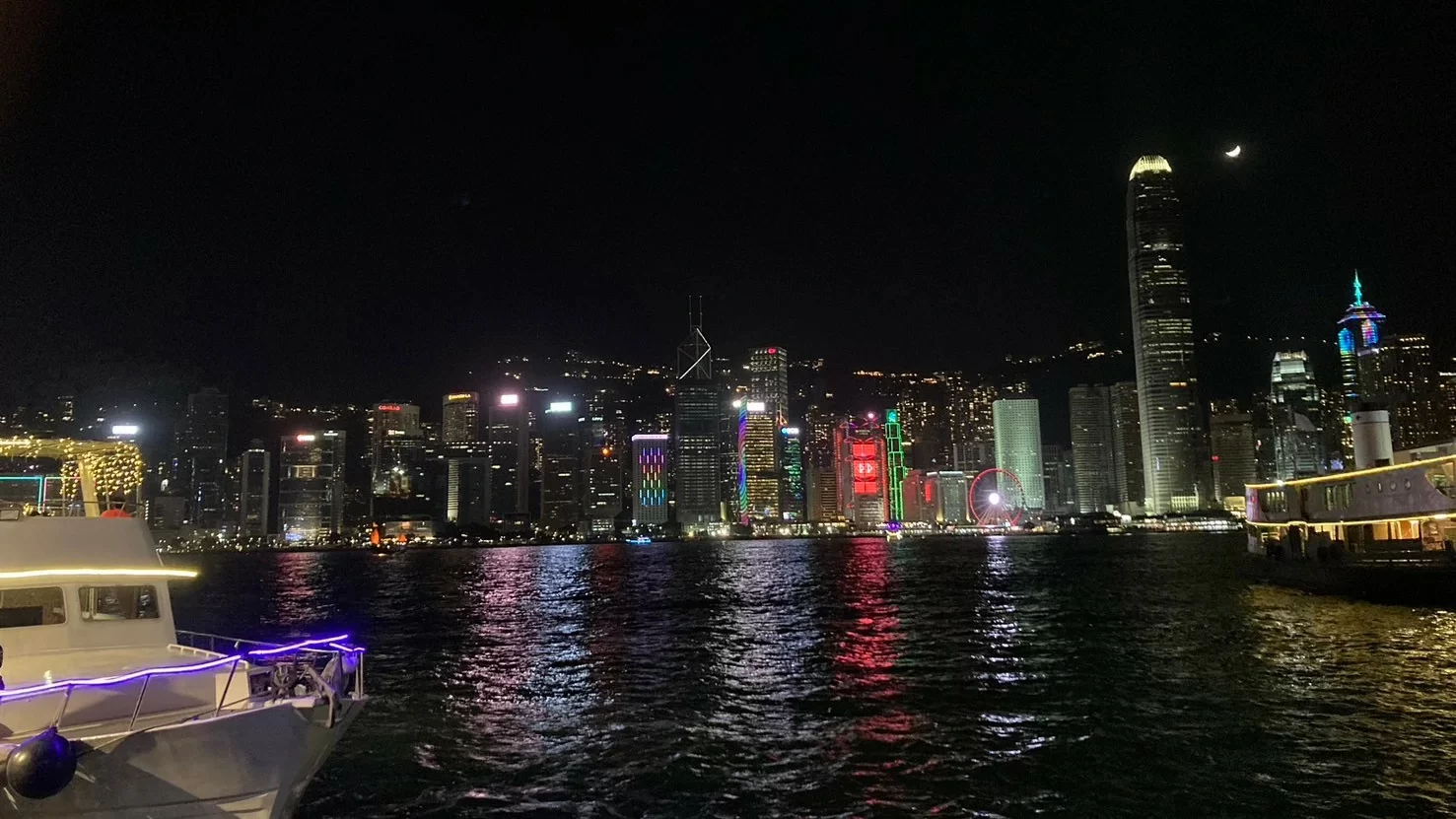 香港經典景點 維多利亞港夜景